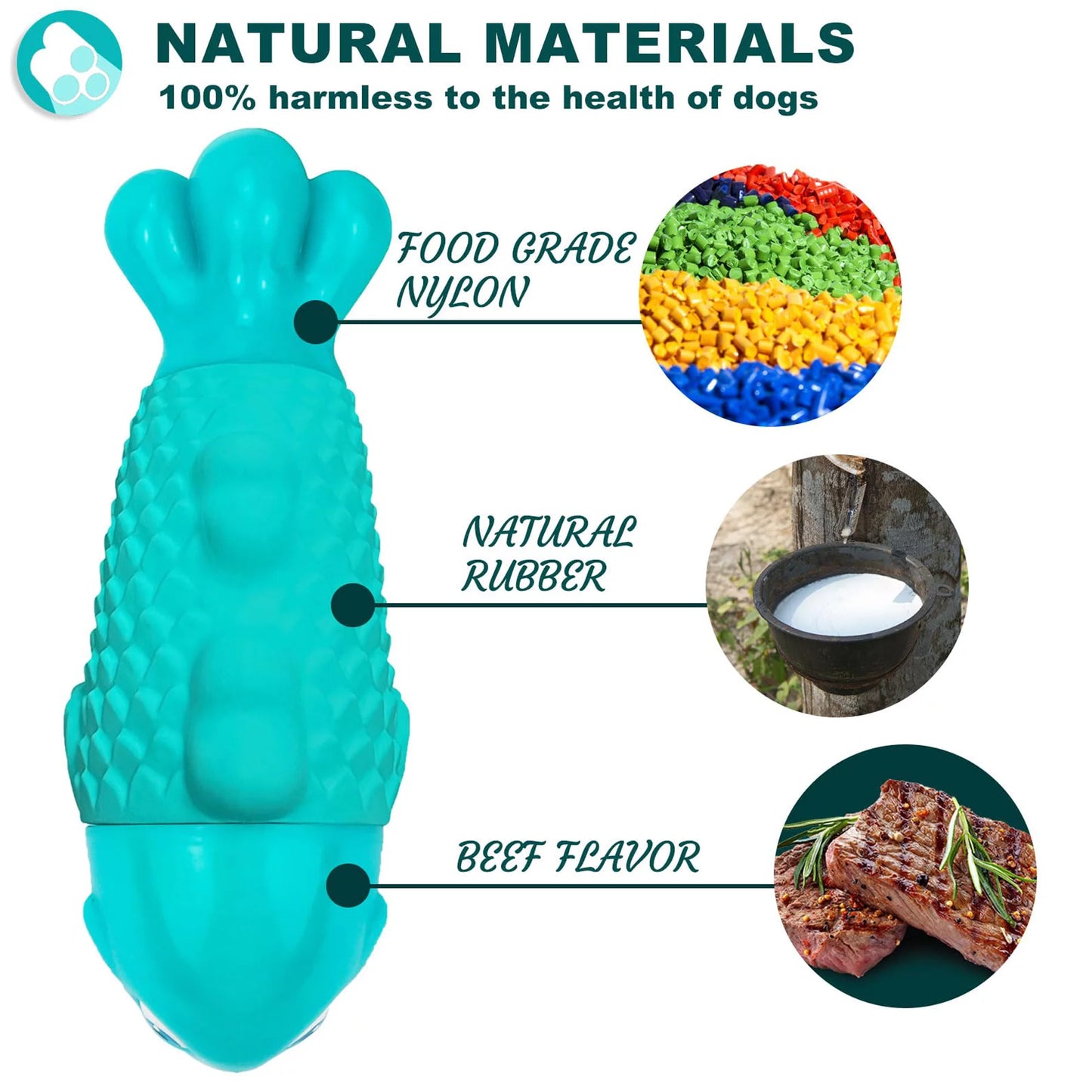 Fish Chew Toy for Aggressive Chewers