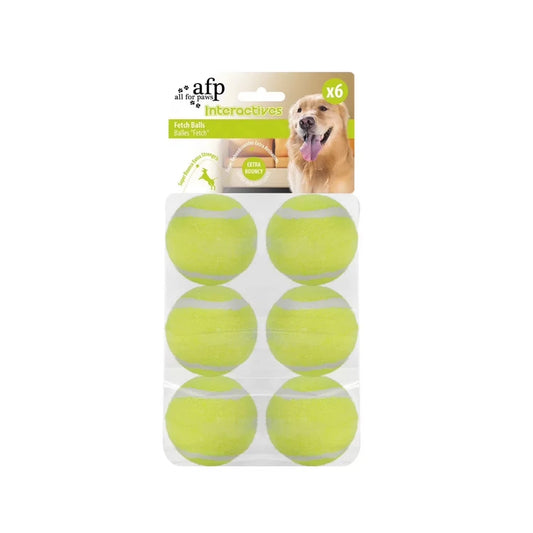 6Pcs Tennis Balls for Puppy to Small Dogs