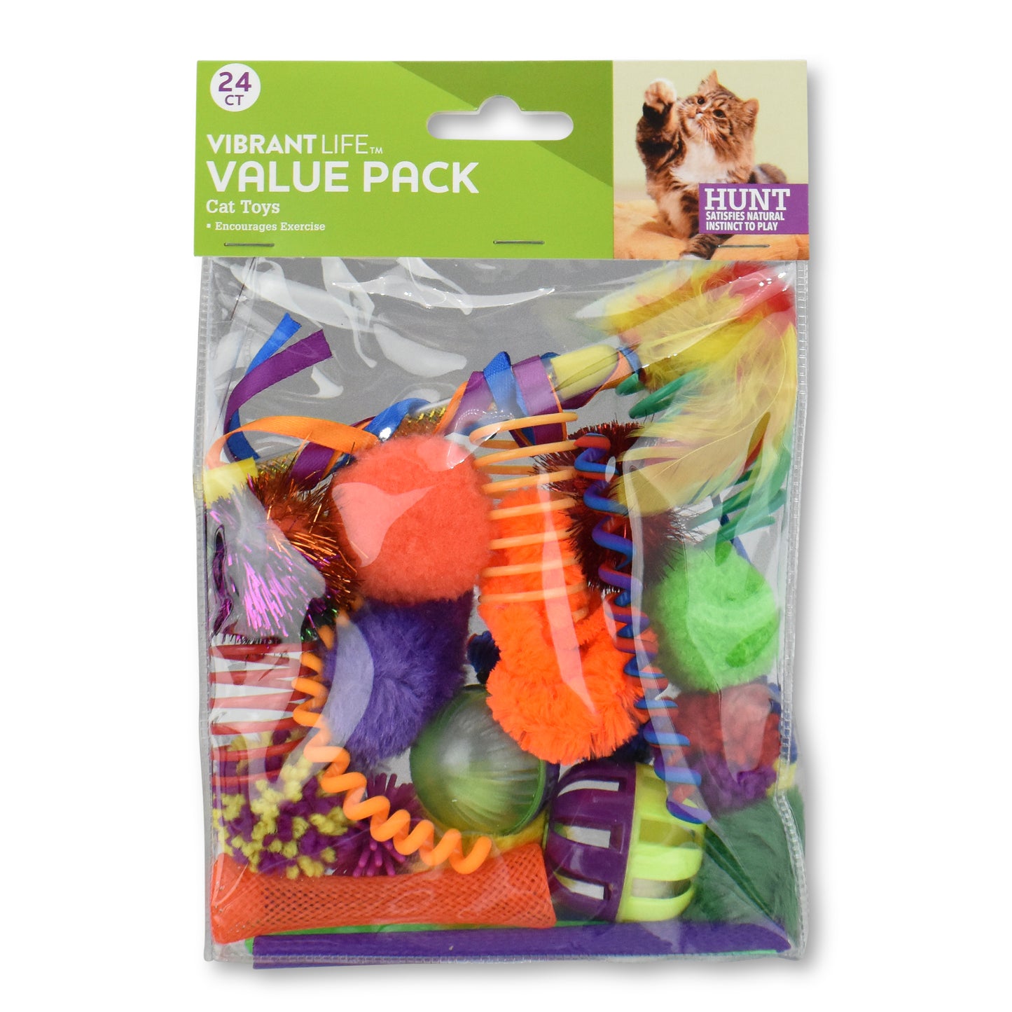 24 Piece Value Pack - Cat Toys