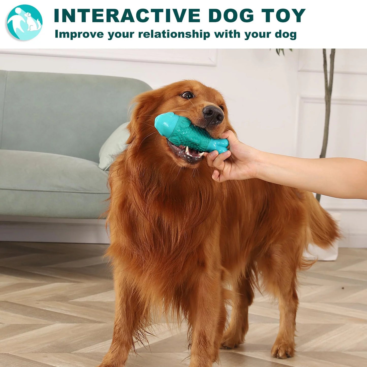 Fish Chew Toy for Aggressive Chewers