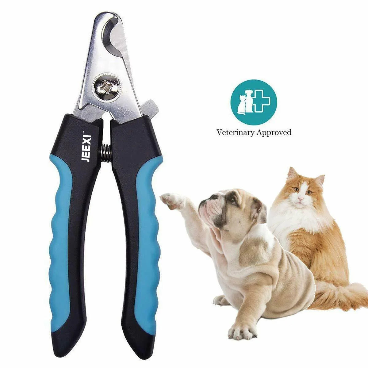 Blue Dog Nail Clippers and Trimmer with Safety Guard