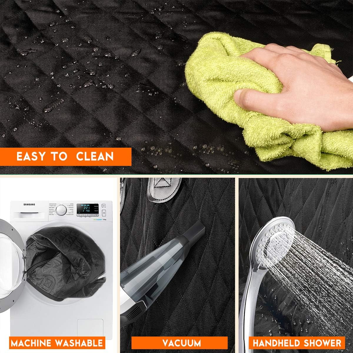 Dog Car Seat Cover - Waterproof Bench Car Seat Cover