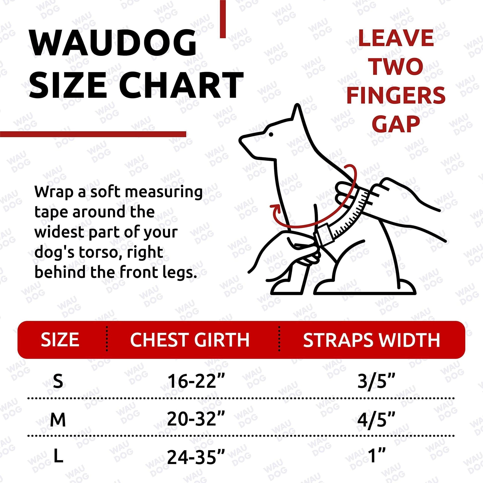 Waterproof Adjustable Dog Harness for Large, Medium, and Small Dogs - Heavy Duty with Durable Metal Clasp and QR Dog Tag Orange (16-22in)