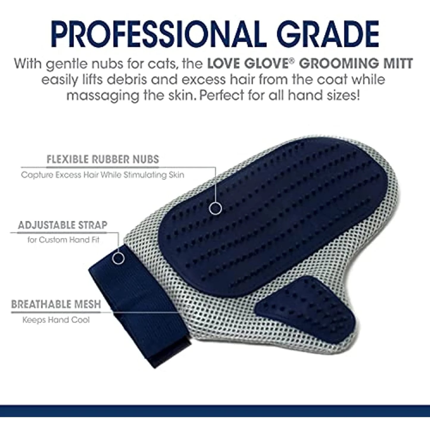 Love Glove Grooming Mitt for Cats
