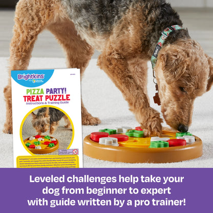 Pizza Party! Dog Toy Treat Puzzle
