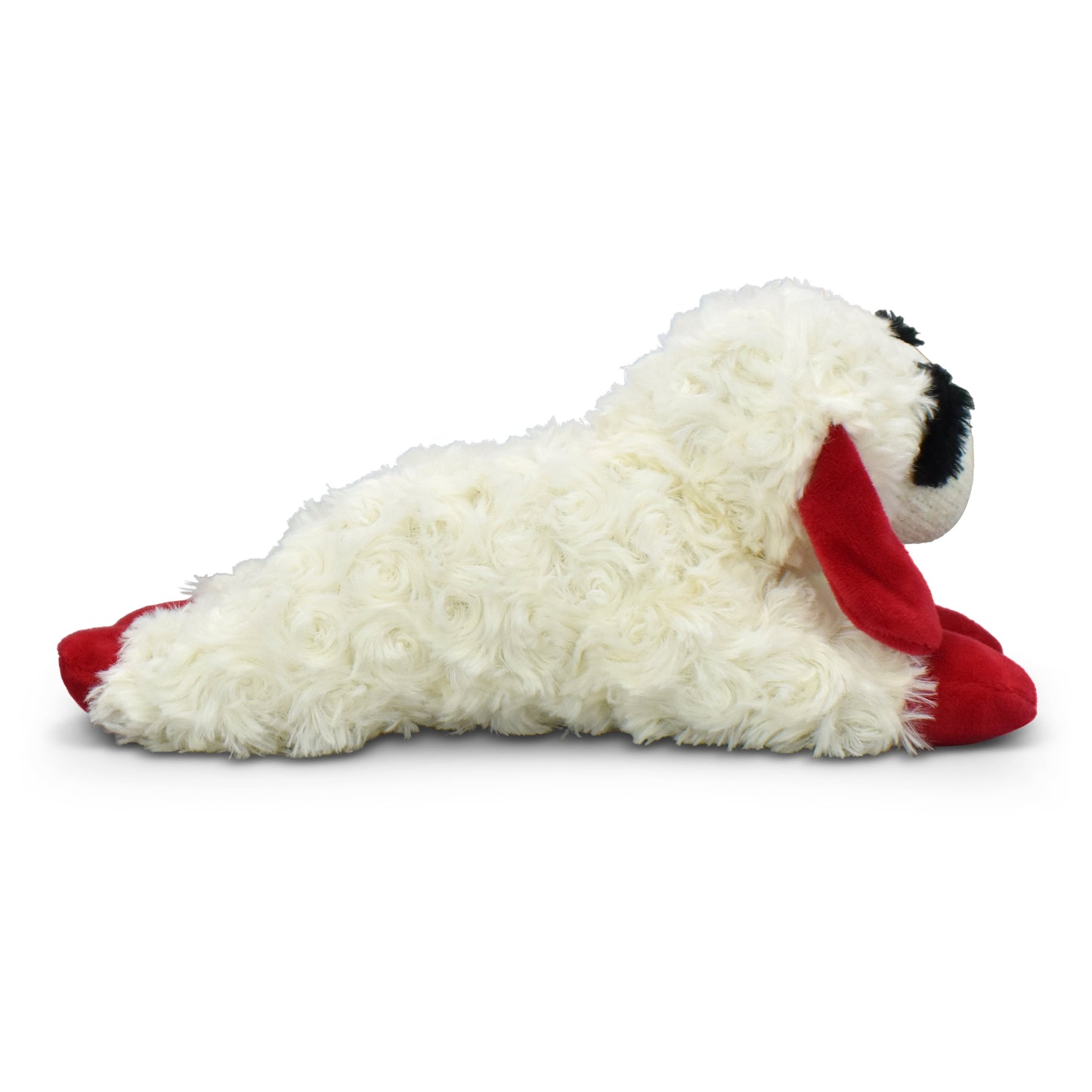 Lamb Chop Dog Toy with Squeaker, Medium