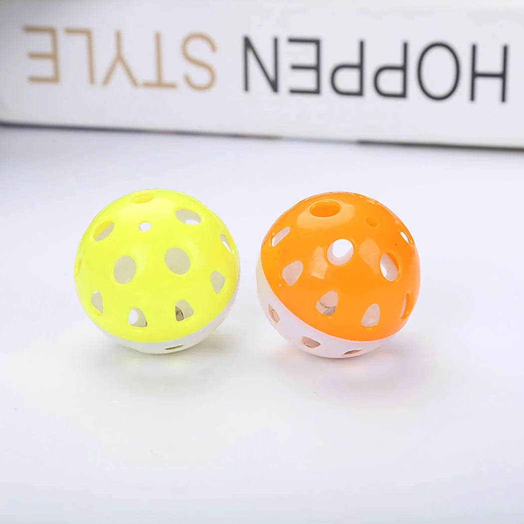 6PCS Cat Toy Bell Ball 