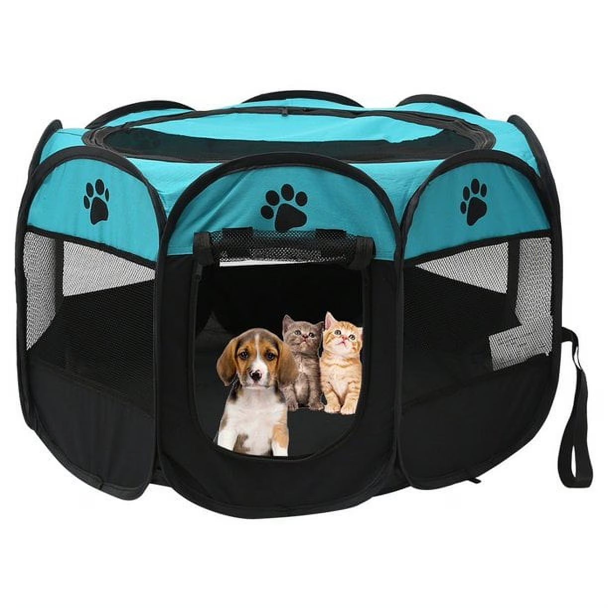 Portable Puppy Pet Tent & Play Pen 