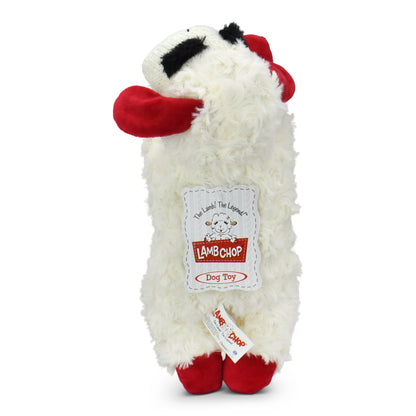 Lamb Chop Dog Toy with Squeaker, Medium