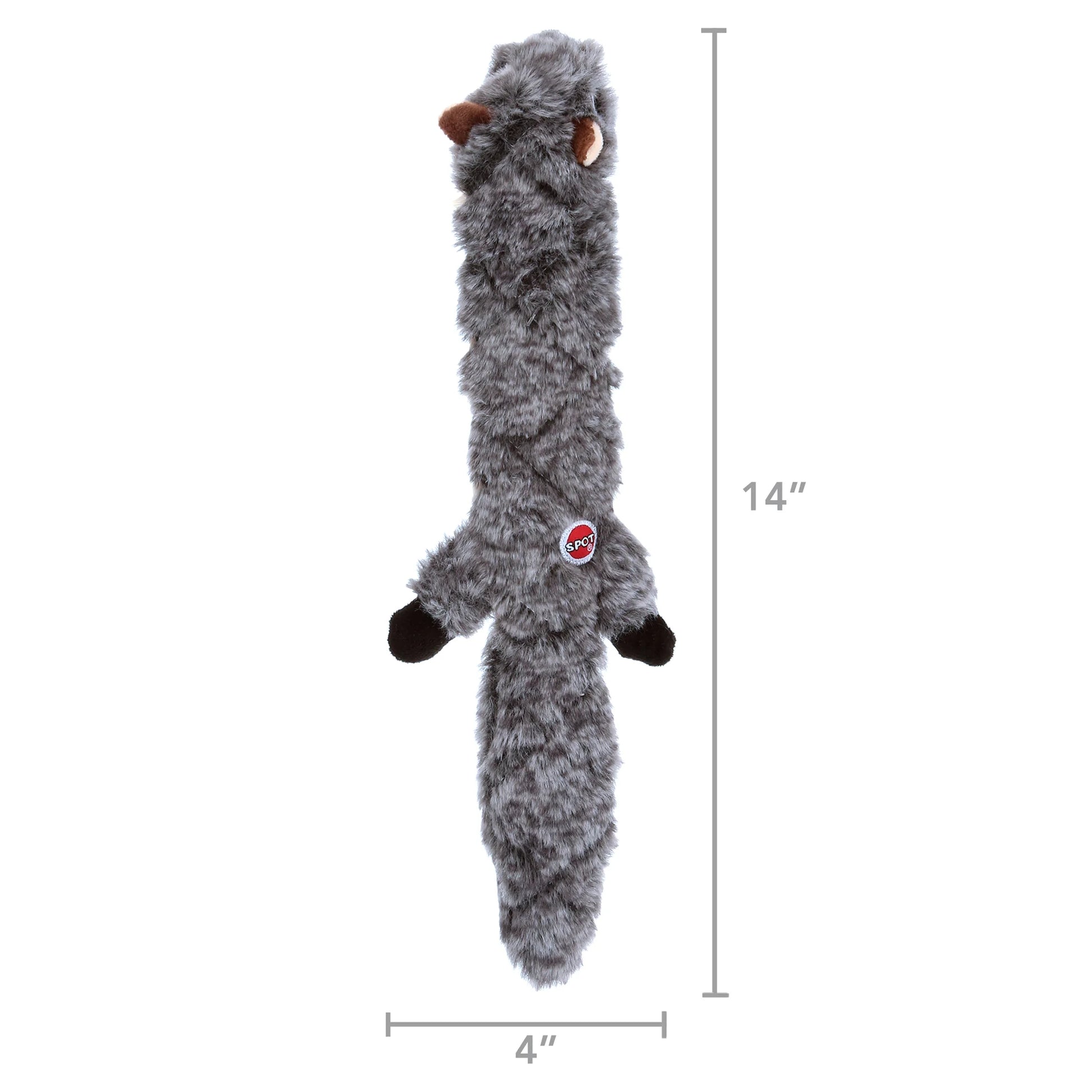 Extreme Quilted Squirrel Dog Toy