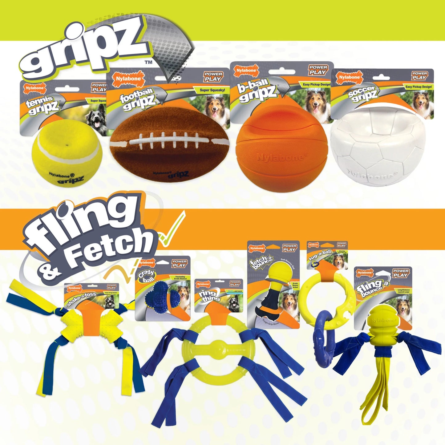 Power Play Crazy-Ball Dog Toy,  Large