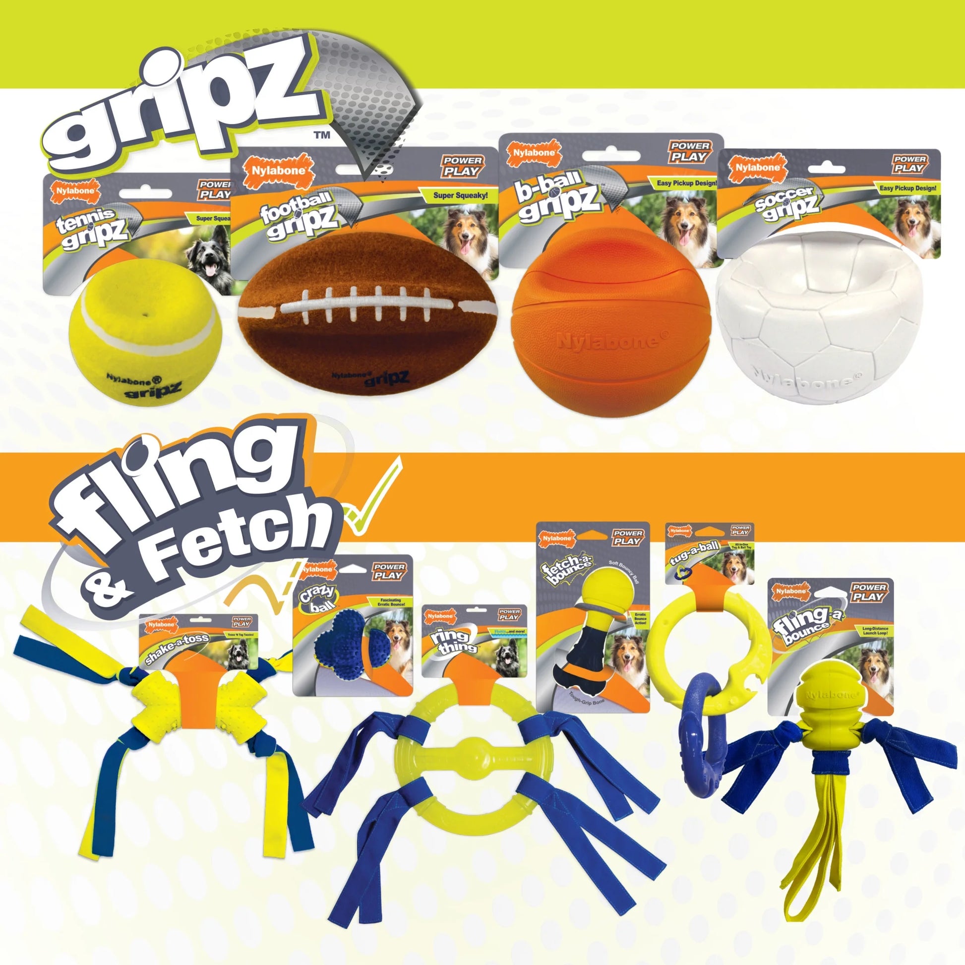Power Play Crazy-Ball Dog Toy,  Large