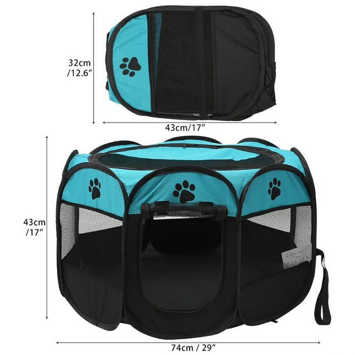 Portable Puppy Pet Tent & Play Pen 