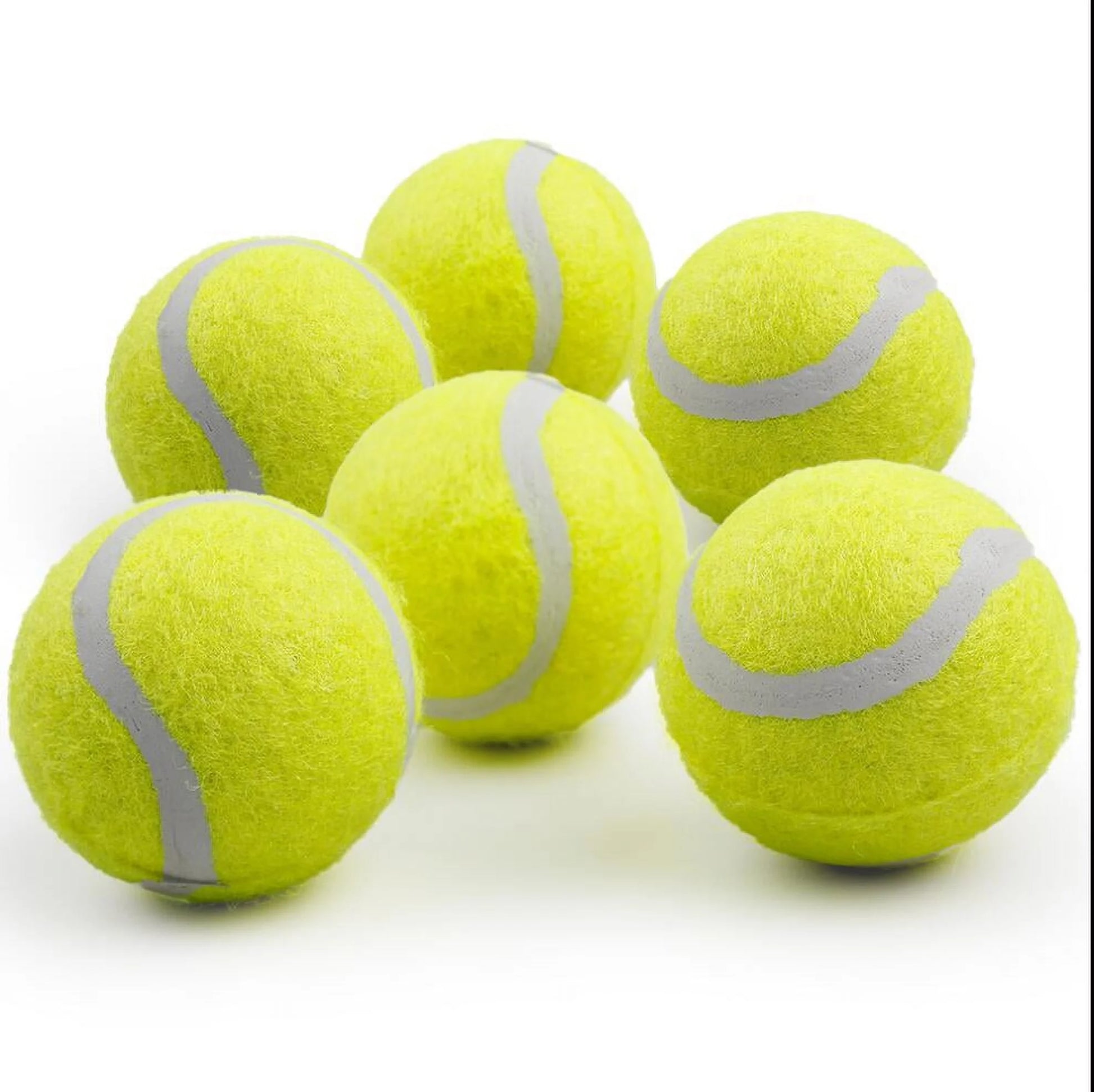6Pcs Tennis Balls for Puppy to Small Dogs
