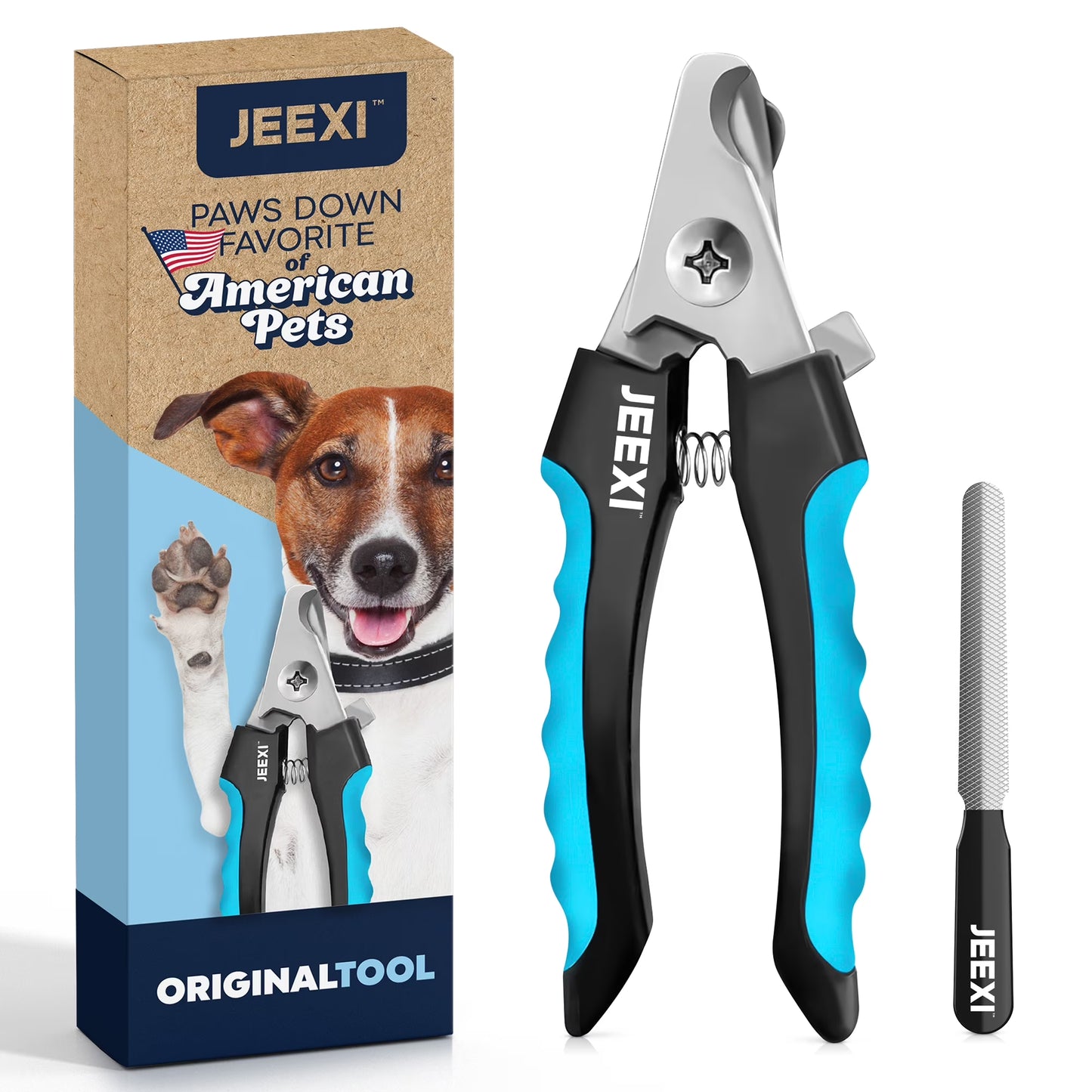 Blue Dog Nail Clippers and Trimmer with Safety Guard