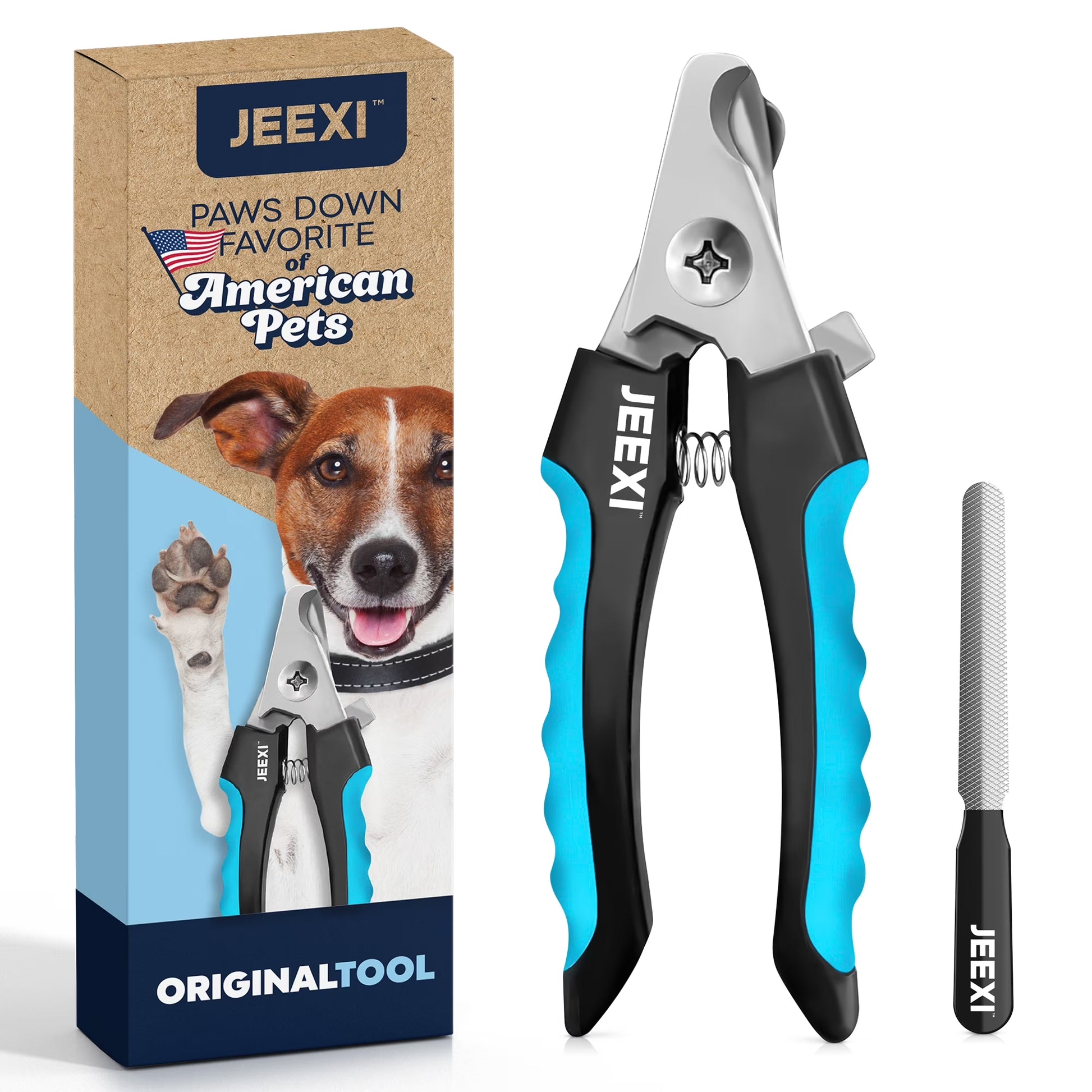 Blue Dog Nail Clippers and Trimmer with Safety Guard
