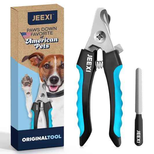 Blue Dog Nail Clippers and Trimmer with Safety Guard