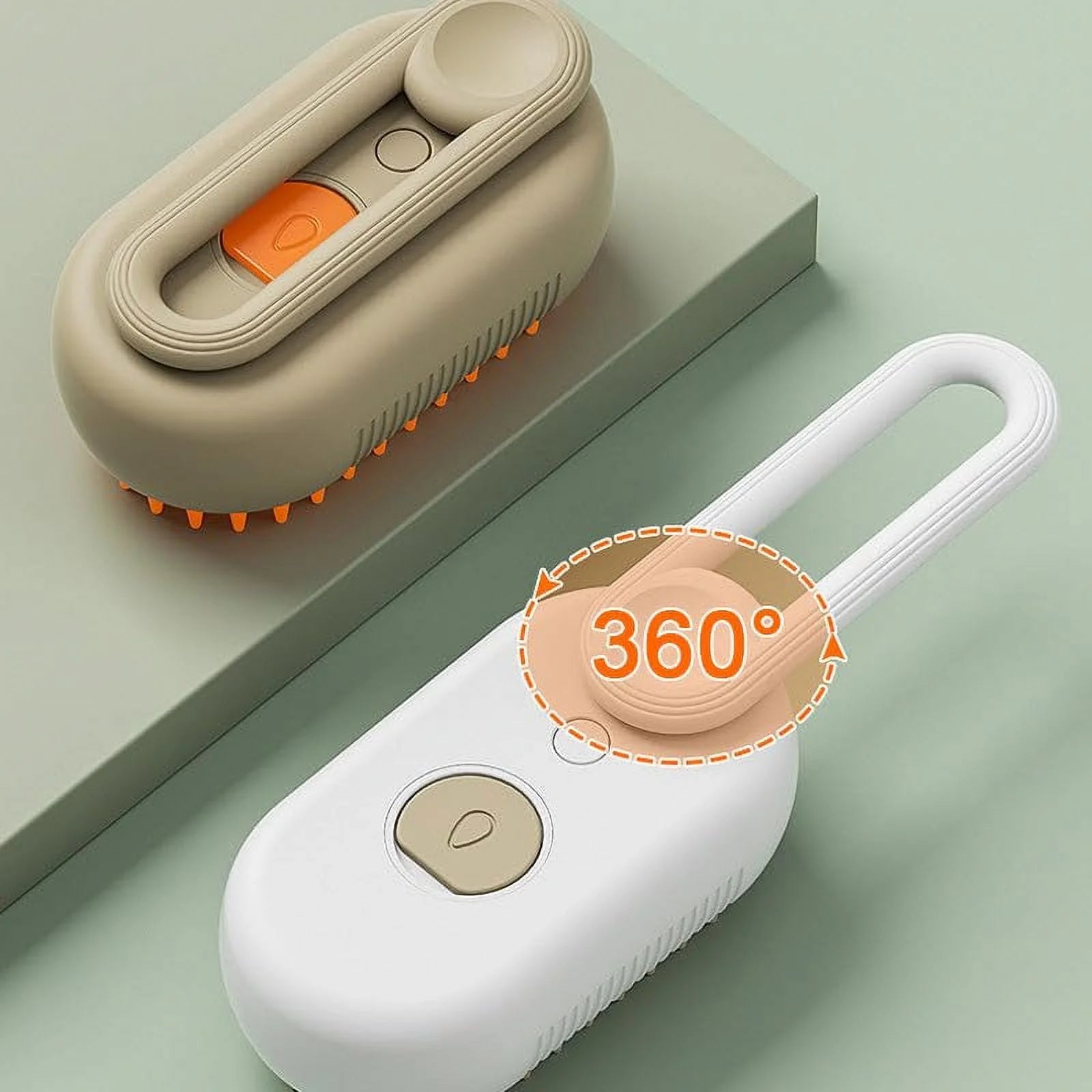 Cat Steam Brush, 3-in-1 Self Cleaning Steamy Pet Brush 