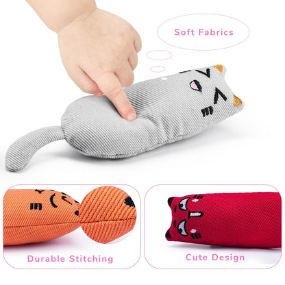 5PC Chew Toys with Catnip 