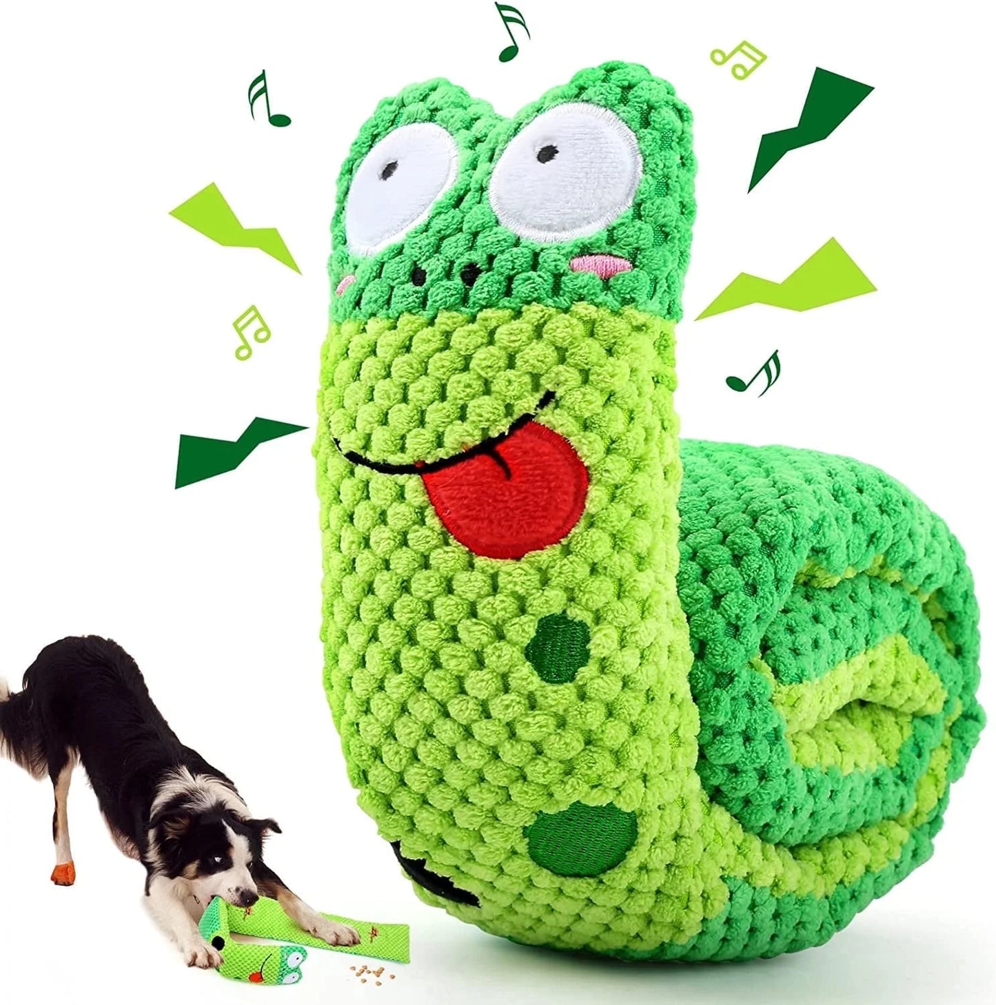 Squeaky Snail Dog Toy Suitable for Small Medium and Large Dogs