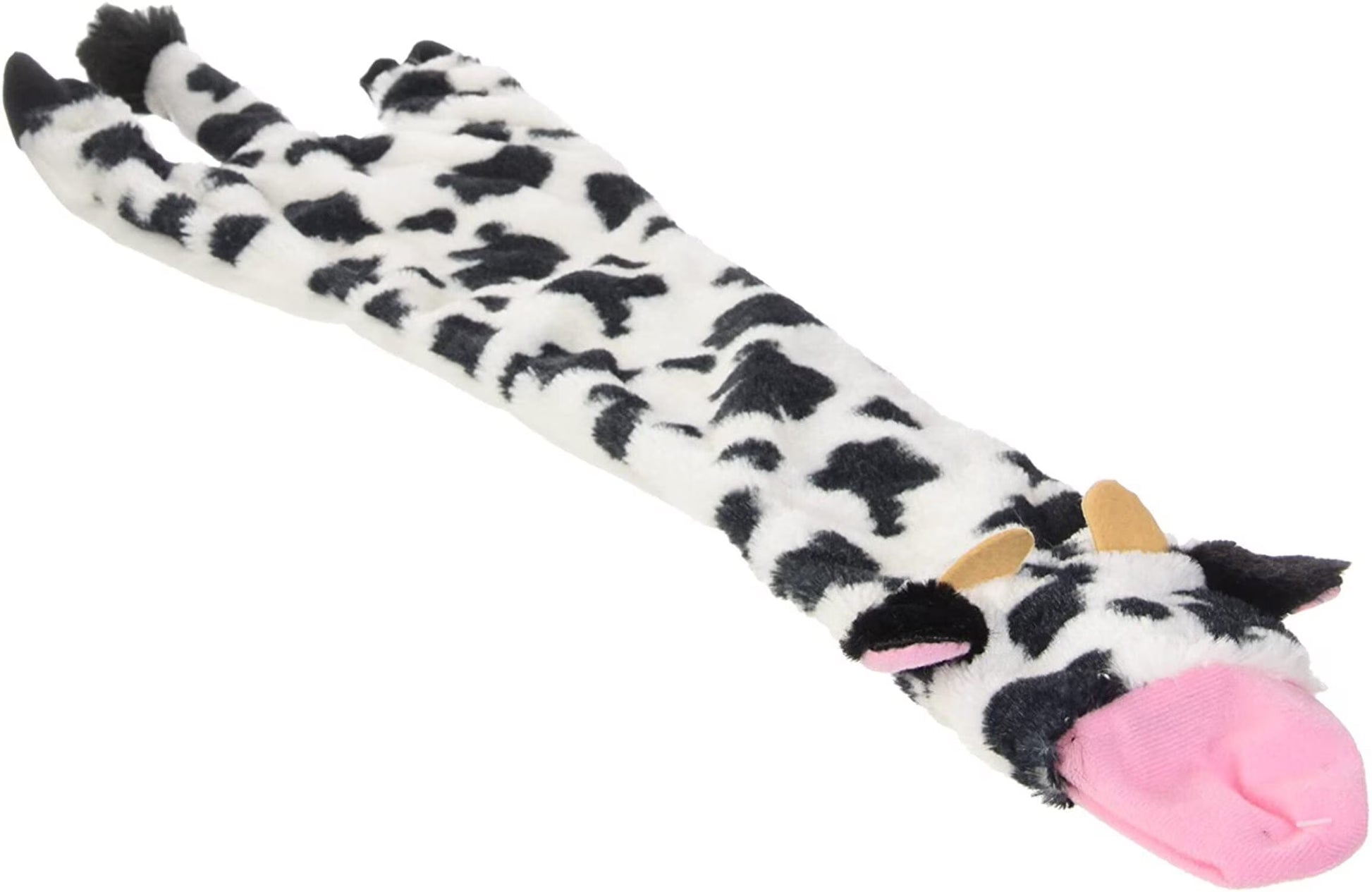 Skinneeez Crinkle Cow Dog Toy
