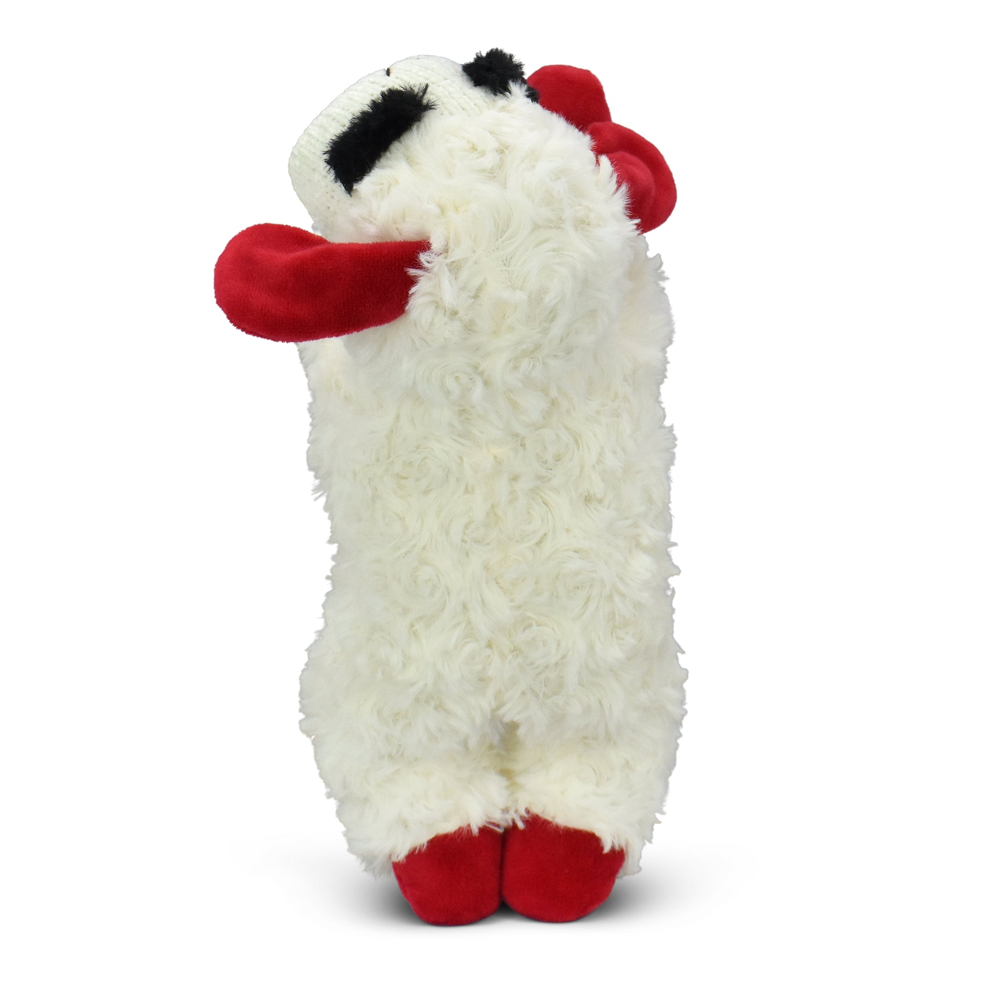 Lamb Chop Dog Toy with Squeaker, Medium