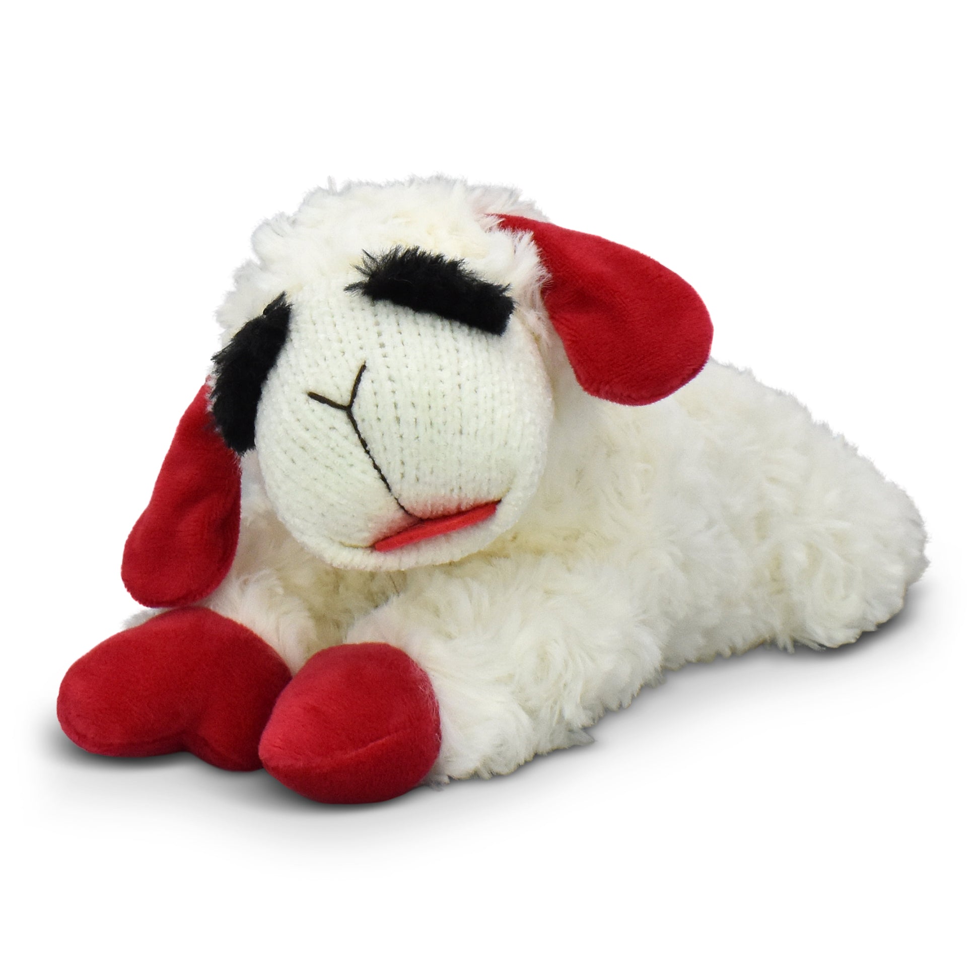 Lamb Chop Dog Toy with Squeaker, Medium