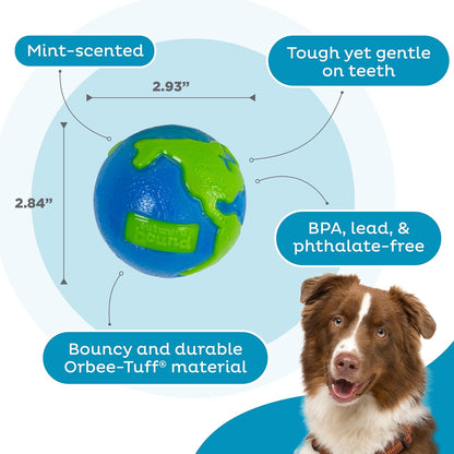 Tuff Planet Ball Treat-Dispensing Dog Toy, Medium