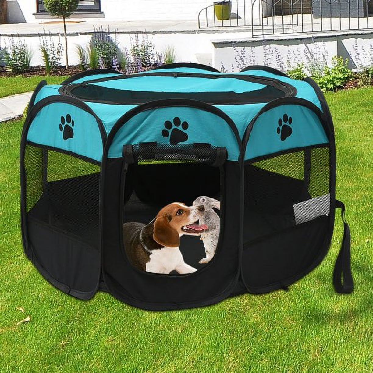 Portable Puppy Pet Tent & Play Pen 