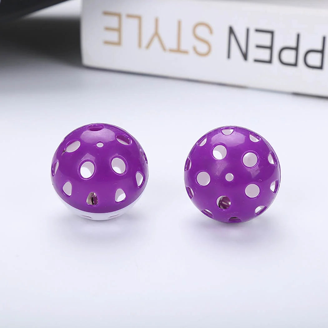 6PCS Cat Toy Bell Ball 