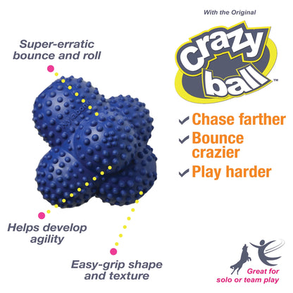 Power Play Crazy-Ball Dog Toy,  Large