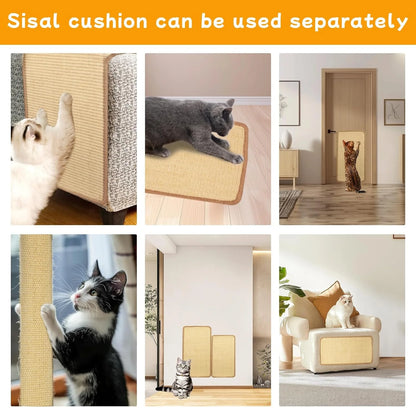 Cat Scratching Ramp for Indoor with Cat Teaser