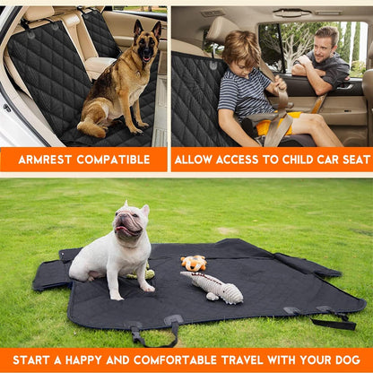 Dog Car Seat Cover - Waterproof Bench Car Seat Cover
