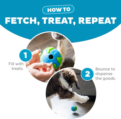 Tuff Planet Ball Treat-Dispensing Dog Toy, Medium