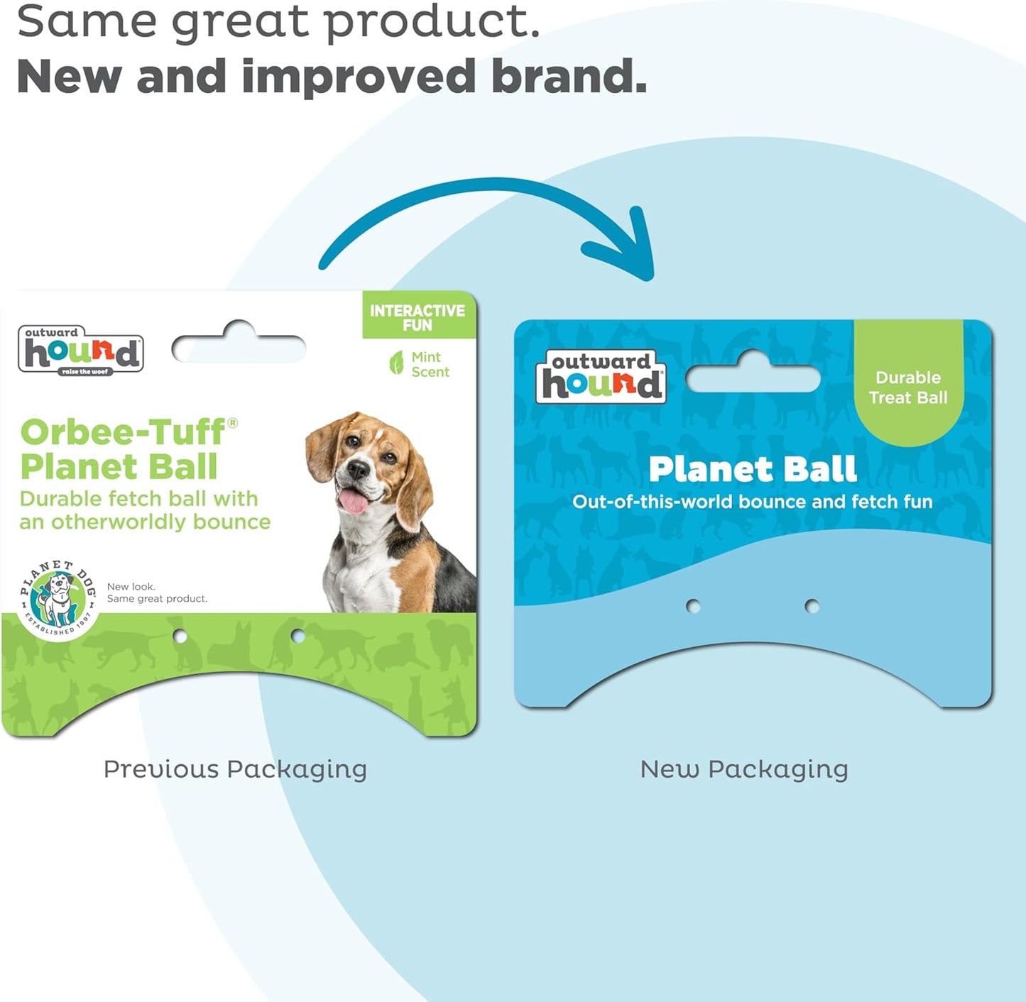 Tuff Planet Ball Treat-Dispensing Dog Toy, Medium