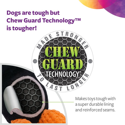 PB&J Squeaky Plush Chew Guard Dog Toy