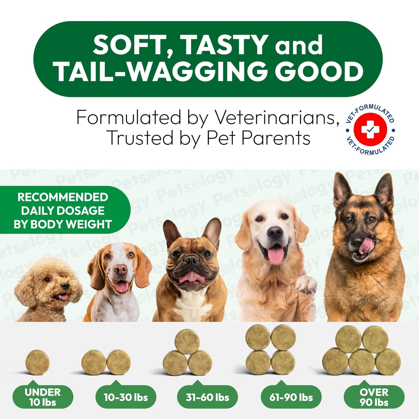 Dog Allergy Relief Chews 170 Treats Itch Relief for Dogs Omega 3 Fish Oil