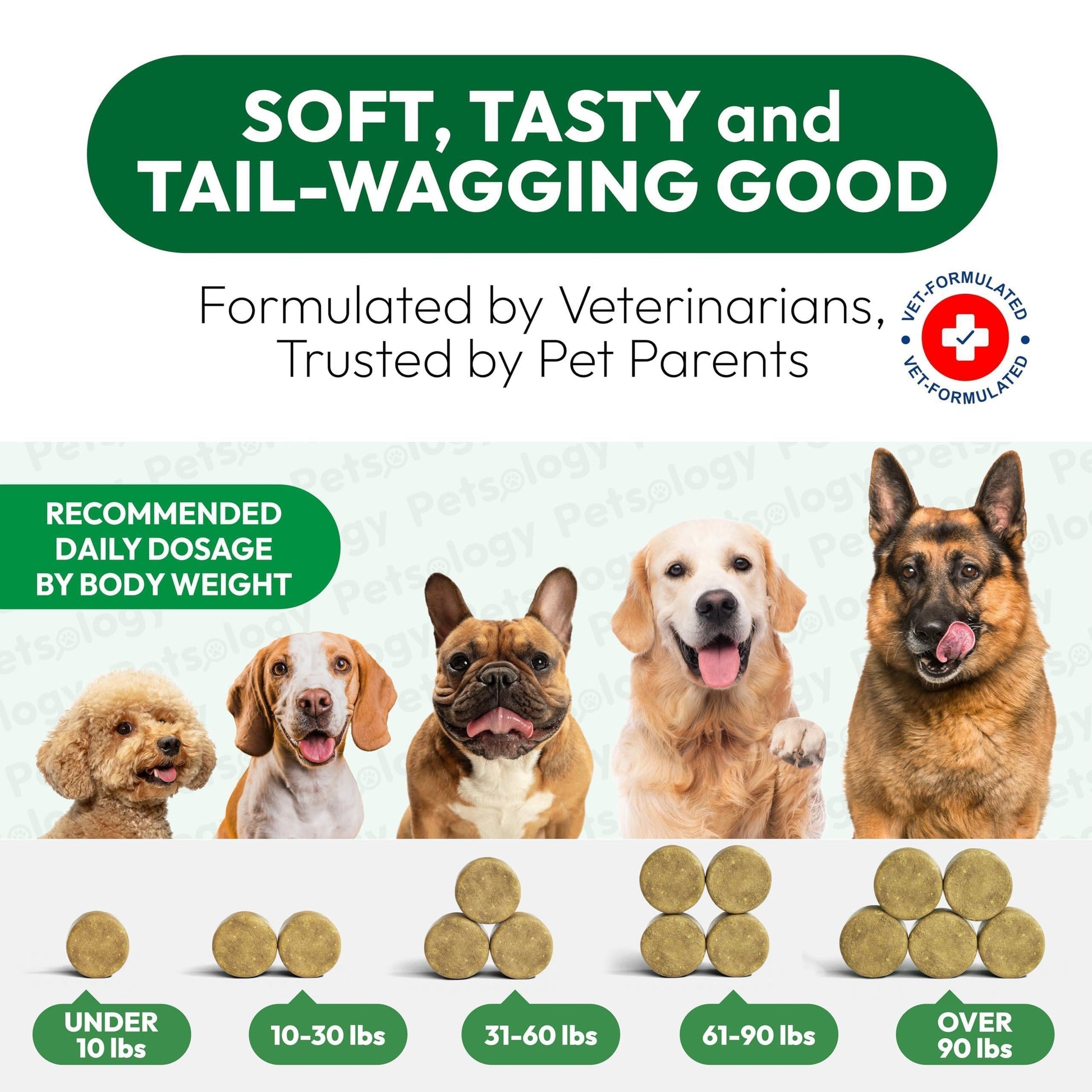 Dog Allergy Relief Chews 170 Treats Itch Relief for Dogs Omega 3 Fish Oil