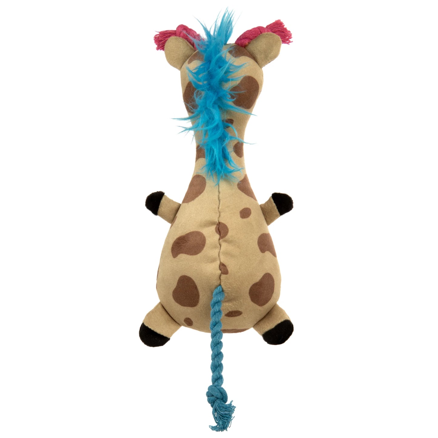 Tough 'N Fun Long Neck Giraffe Squeaky  Dog Toy