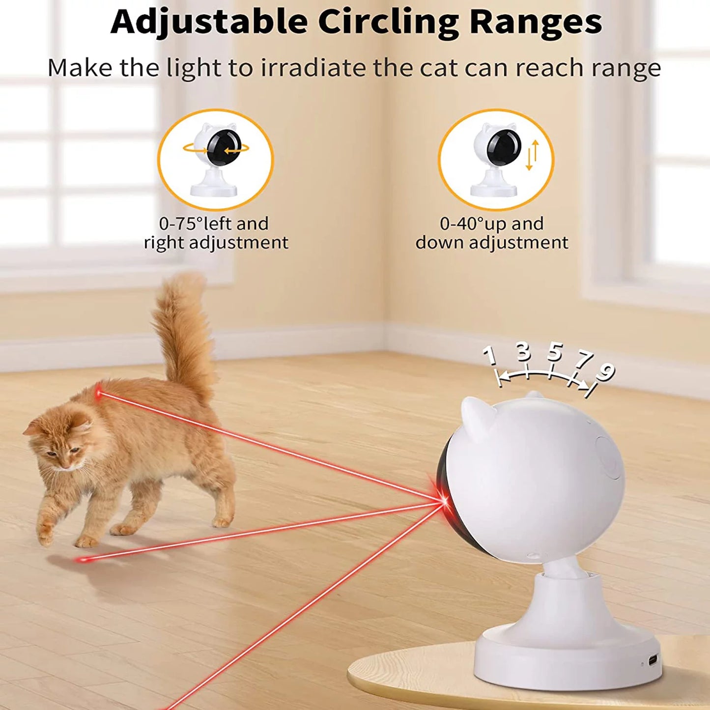 Interactive Laser Cat Toy for Indoor Cats